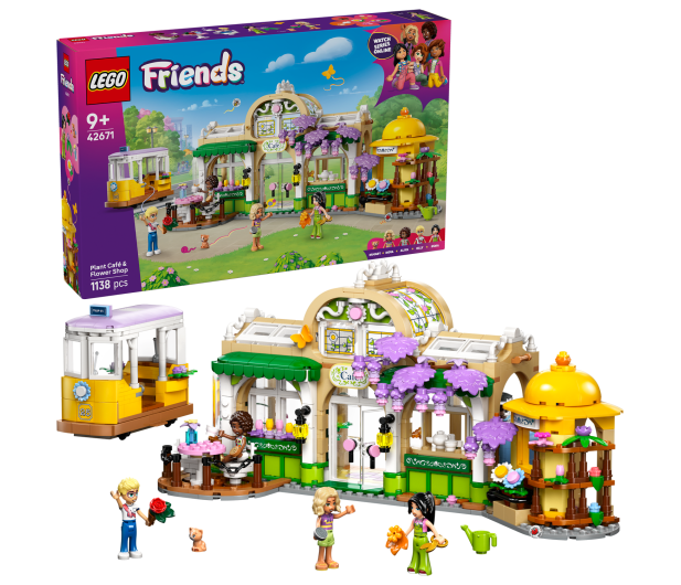 LEGO Friends 42671 Zielona kawiarnia i kwiaciarnia - 1331631 - zdjęcie 2